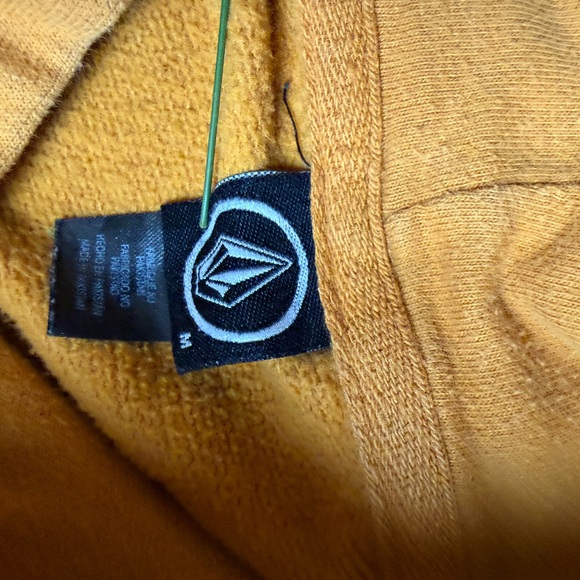 Volcom Mustard Yellow Hooded Pullover - Picture 3 of 8